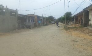 Babahoyo: Descontento por falta de asfaltado en la ciudadela Las Balsas