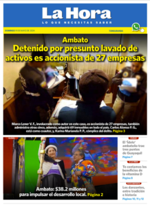 Edición Ambato, 19 de mayo de 2024