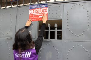 Bodega clandestina clausurada en Loja por irregularidades sanitarias