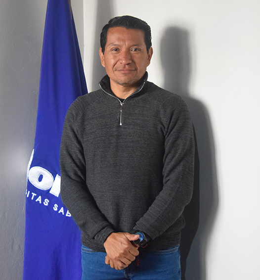 Edisson Cobo es el candidato del movimiento CREO para alcanzar una de las curules por Tungurahua en la Asamblea Nacional.