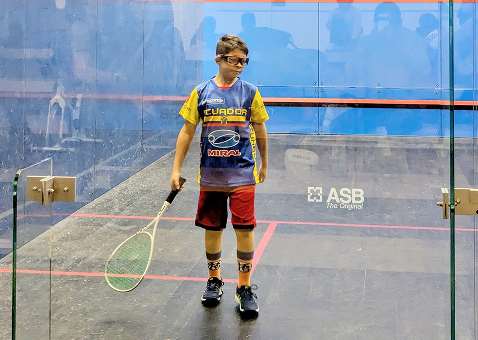 Marcelo Rosero intentará volver a ganar el Sudamericano de Squash en 2025.