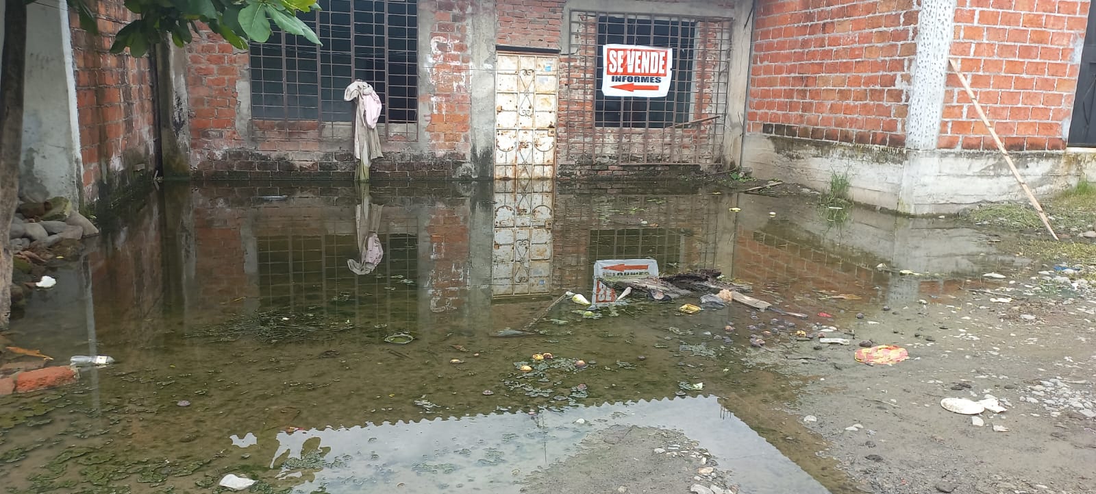 acumulación de agua