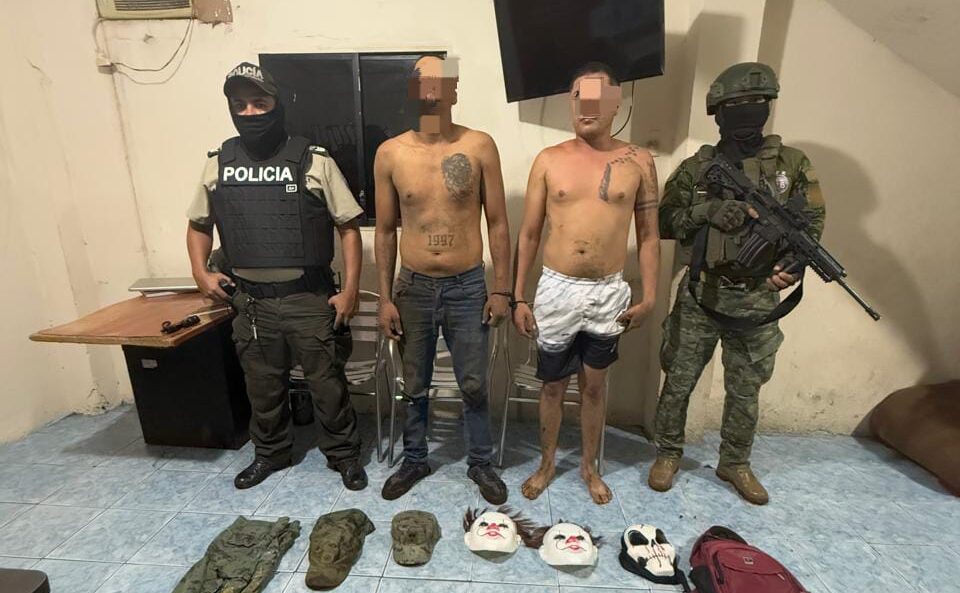 Detenidos en Quinsaloma