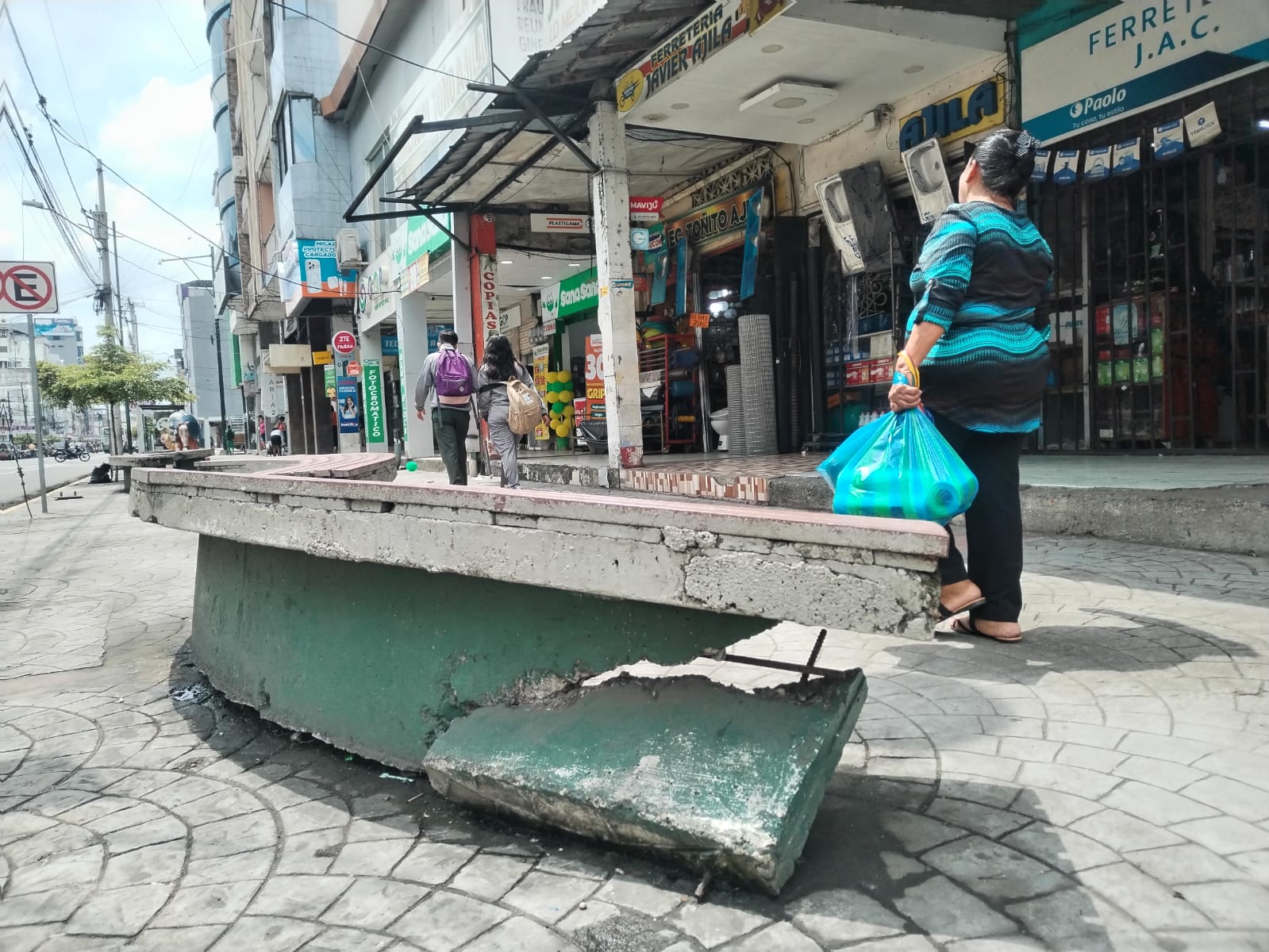 obras públicas destruidas - Quevedo
