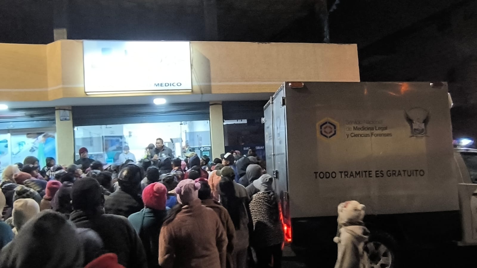 A Tisaleo acudieron uniformados de la Dinased pero los deudos del adulto mayor no permitieron que se hiciera el levantamiento del cadáver.
