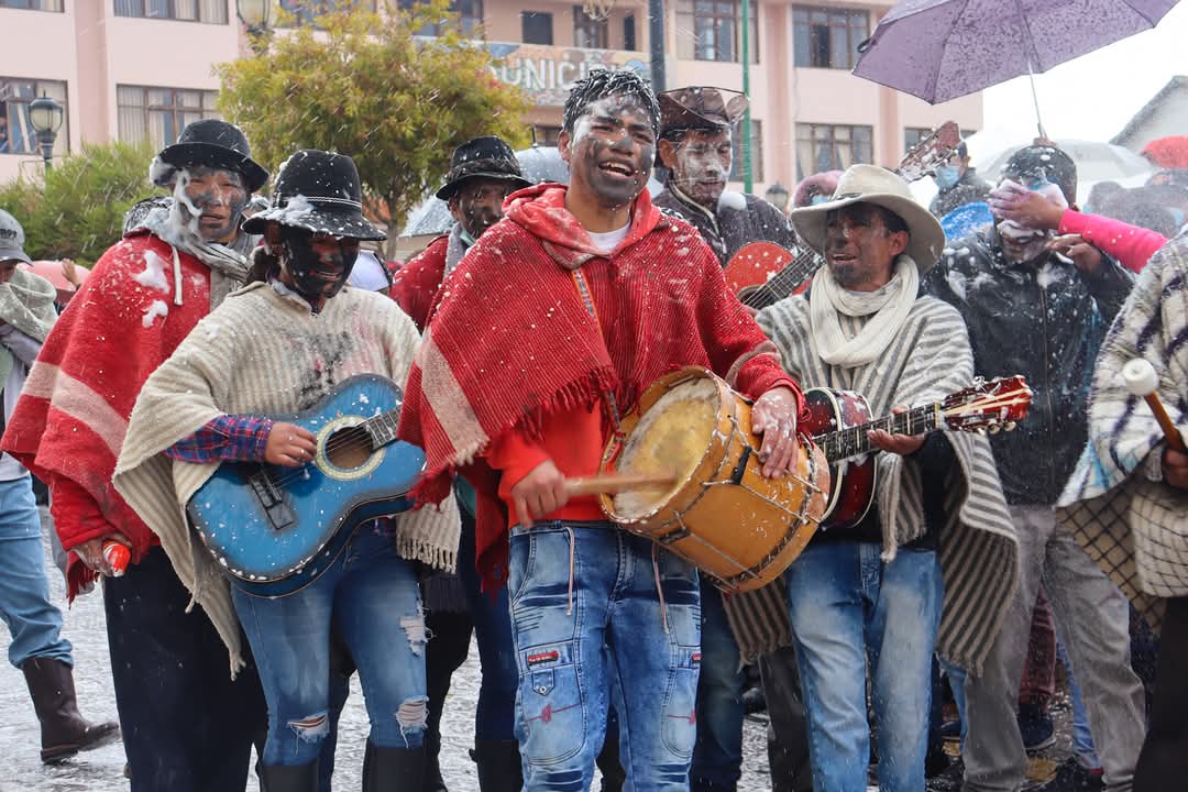 El Carnaval en Tisaleo se realiza ya por algunos años.