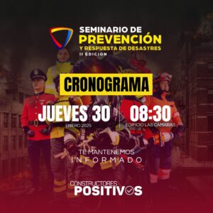 Constructores Positivos realizó el Seminario de prevención y respuesta de desastres (II edición)