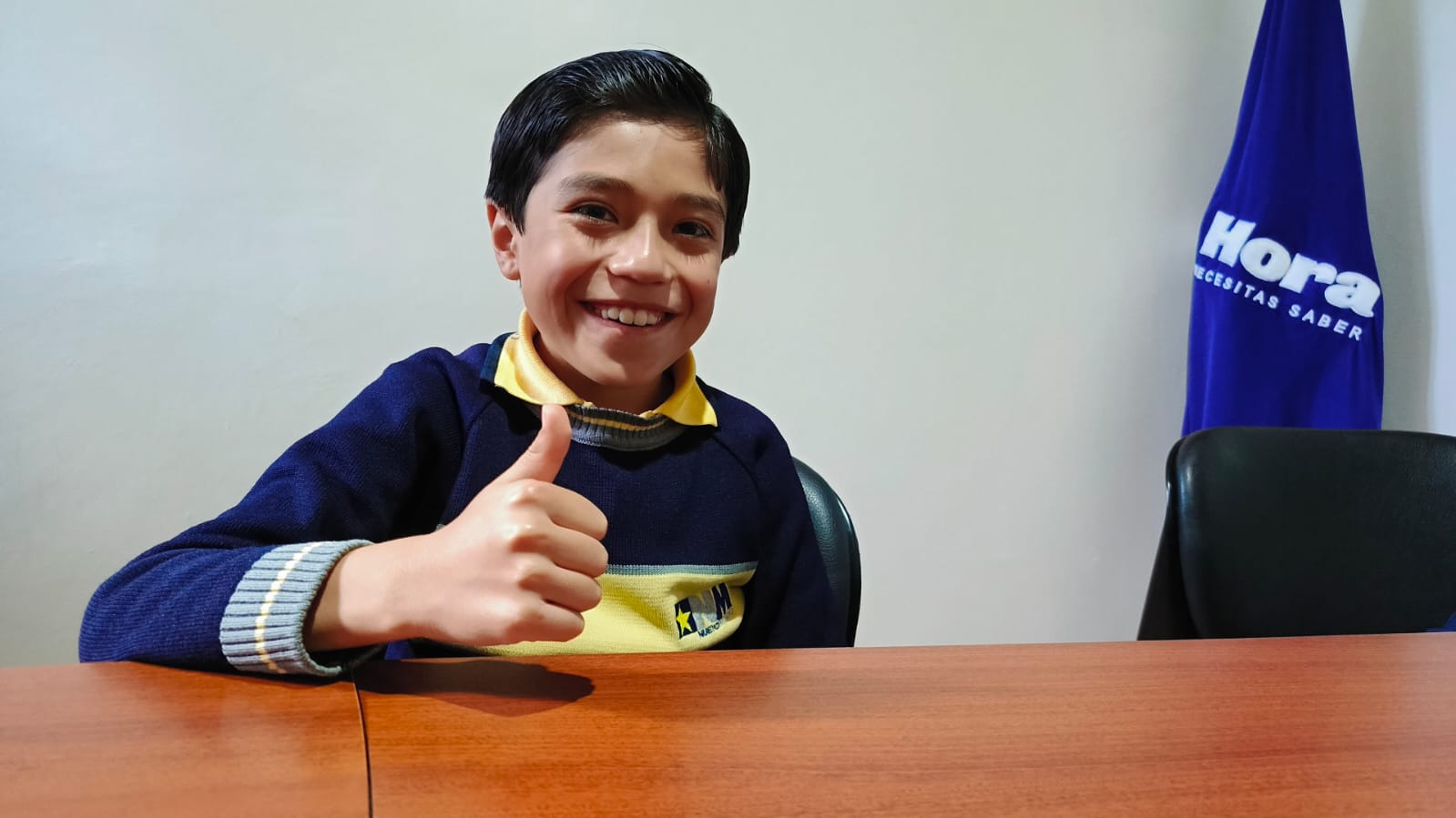 RETO. Joaquín Zurita participará en la olimpiada de matemáticas que se realizará en Perú.