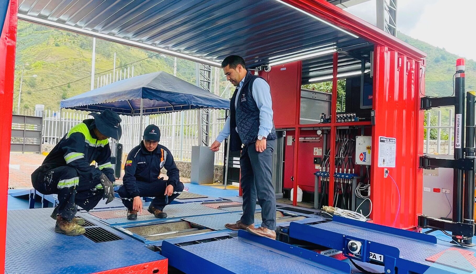 El RTV está ubicado en el barrio El Recreo, entre las calles Delicias y Acacias. (Foto: Mancomunidad de Tránsito de Tungurahua)