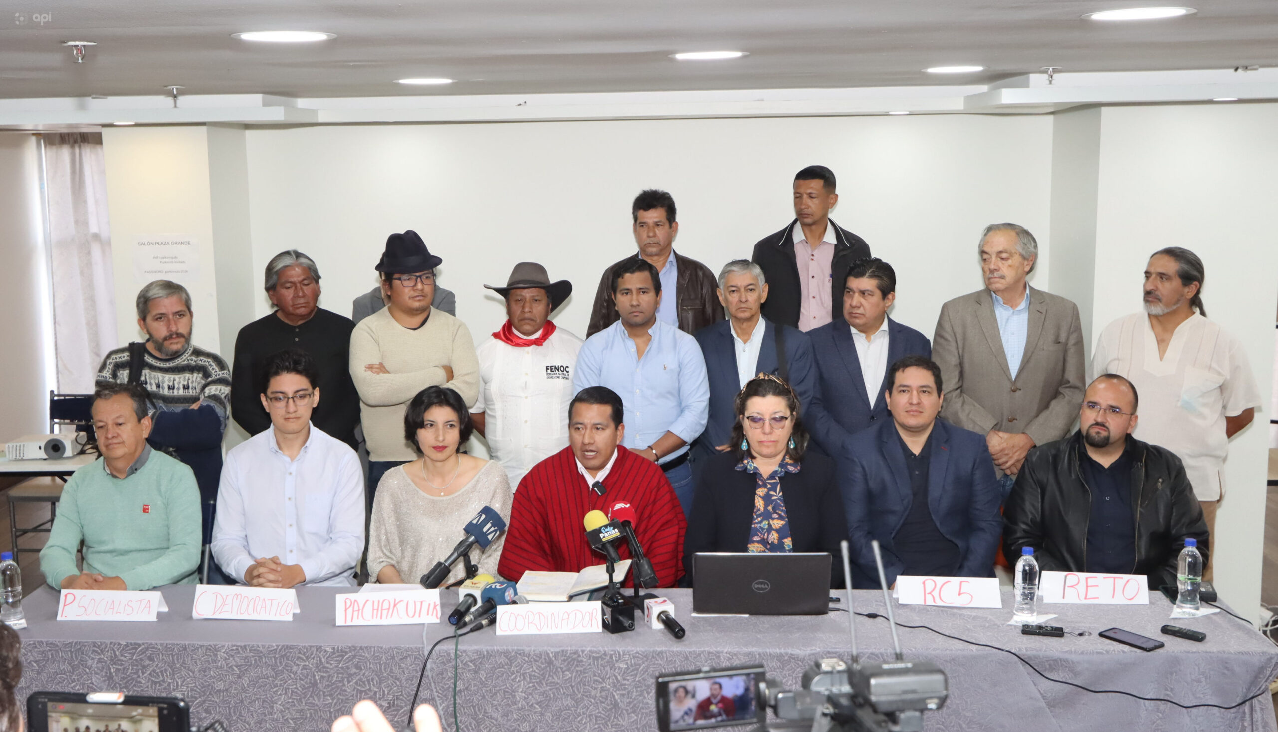 PLAN. El 29 de agosto de 2024, las organizaciones de la Unidad de las Izquierdas presentaron un plan programático. (Foto: Archivo API).