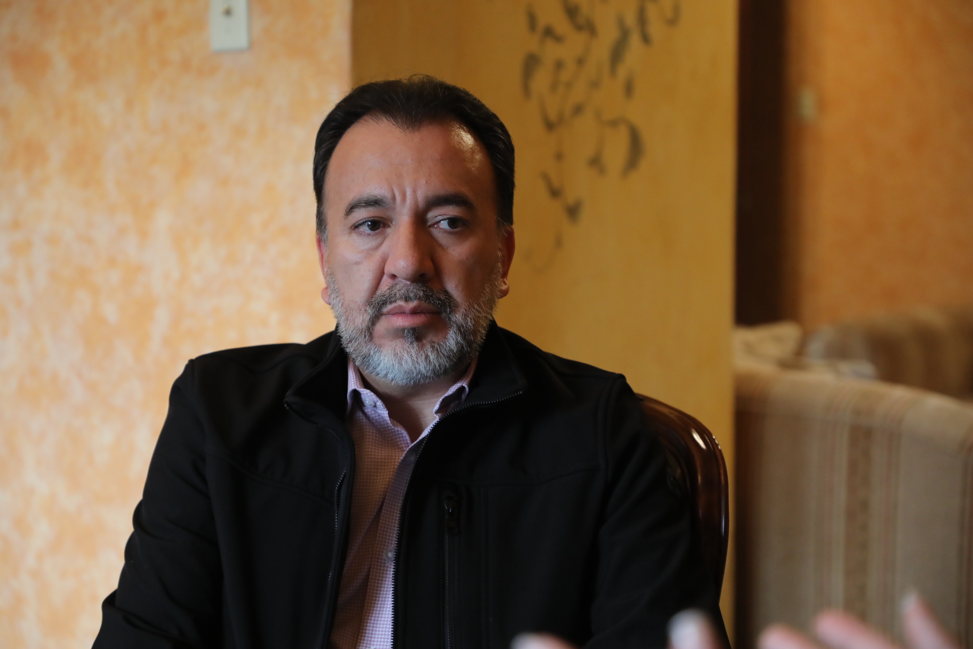 Personaje. El alcalde de Quito, Pabel Muñoz, en entrevista con diario LA HORA. (Foto: Municipio de Quito)