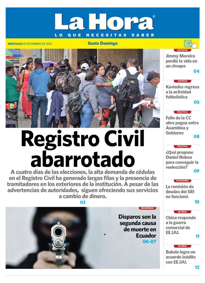 Santo Domingo: 05 de Febrero, 2025