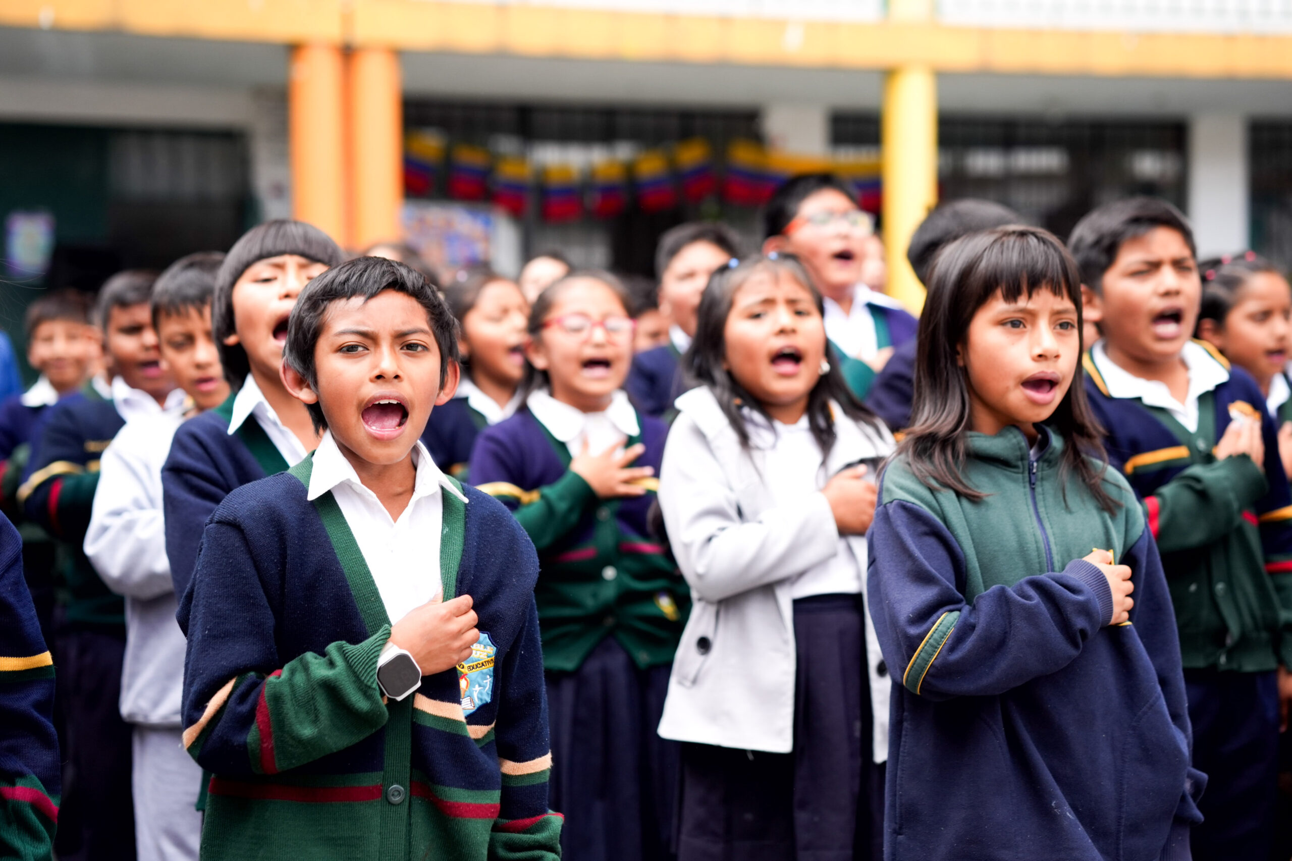 POBLACIÓN. En Ecuador hay 4,1 millones de estudiantes. Foto: Ministerio de Educación.