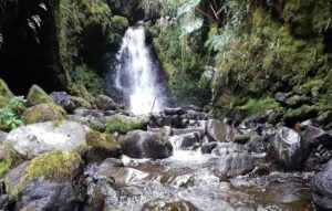 Varias cascadas se encuentran en Baquerizo Moreno