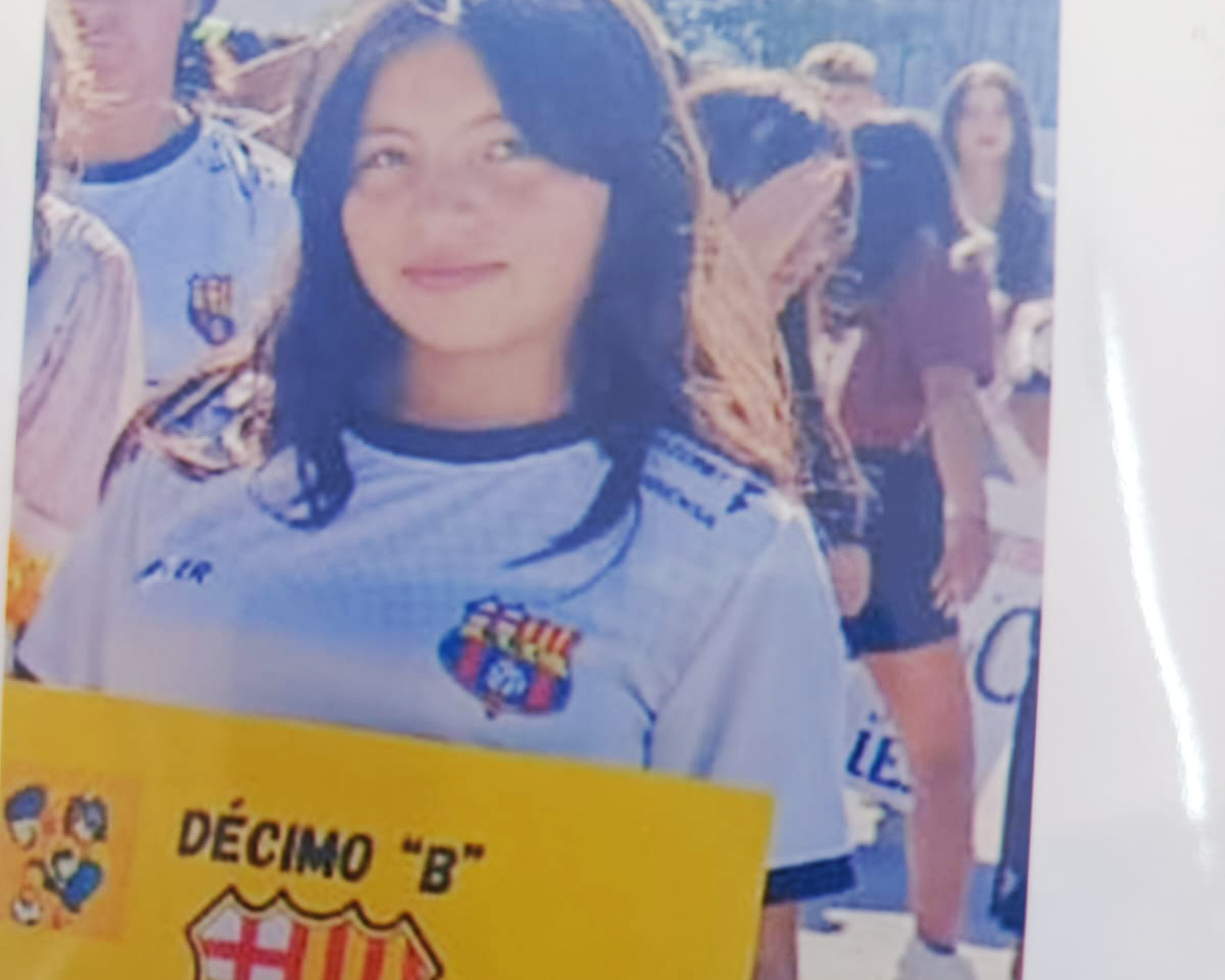 Génesis Tigse tiene 15 años, vive en Ambatillo.