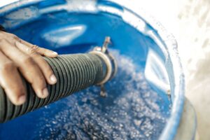 Captación de agua potable suspendida por contaminación