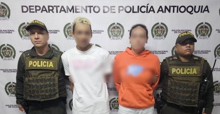 Con la colaboración de la Interpol Colombia se detuvo a dos implicados en un crimen ocurrido en febrero de 2024 en Ambato.