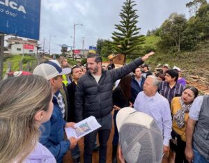 Ministro de Obras Públicas visitó la provincia ante emergencia invernal