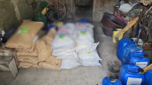 Imbabura: Decomisan insumos químicos para minería ilegal