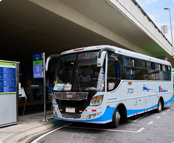 RECORRIDOS. Rutas actuales de minibuses hacia el aeropuerto. (Foto: Secretaría de Movilidad)