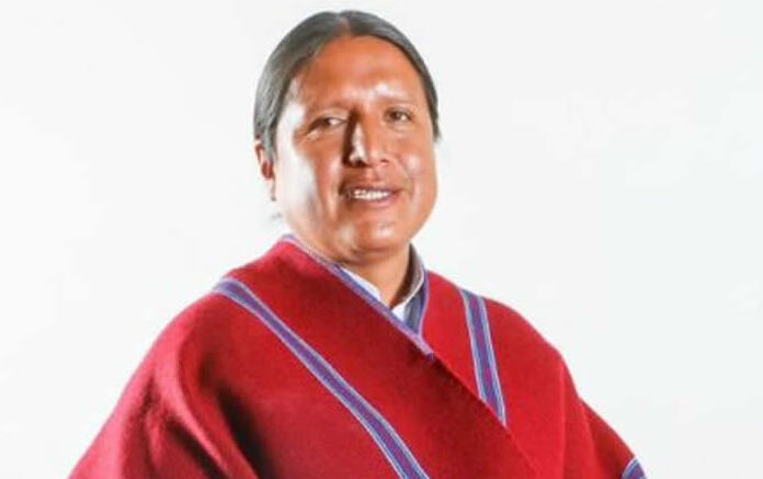 Rumiñahui Lligalo, concejal de Ambato.