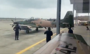 Aeronaves Super Tucano desplegadas en Guayas y Manabí para patrullaje y control