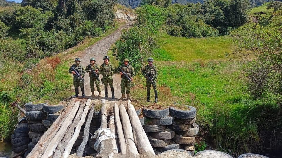 Problemas. En Imbabura y Carchi se reportan actividades de minería ilegal, que financian a grupos irregulares.