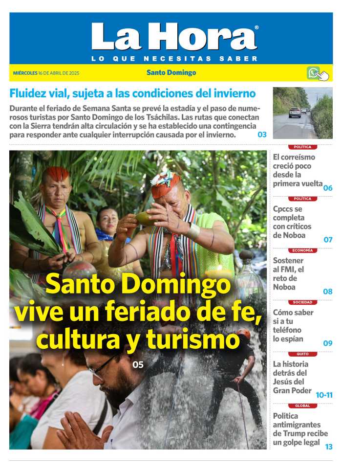 Santo Domingo: 16 de Abril, 2025